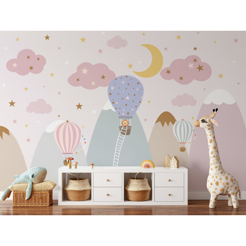 Papier peint pastel pour enfants Kids, L 100 po x l 150 po