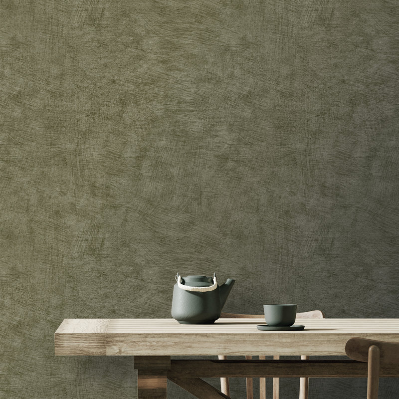 Papier peint Pampas, Vert