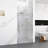 24" W X 72" H Semi-Frameless Circular Shower Door In With 1/4" (6Mm) Thick SGCC Tempered Glass-123404549