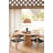 Irune Teak Round Solid Wood Dining Table-61534018