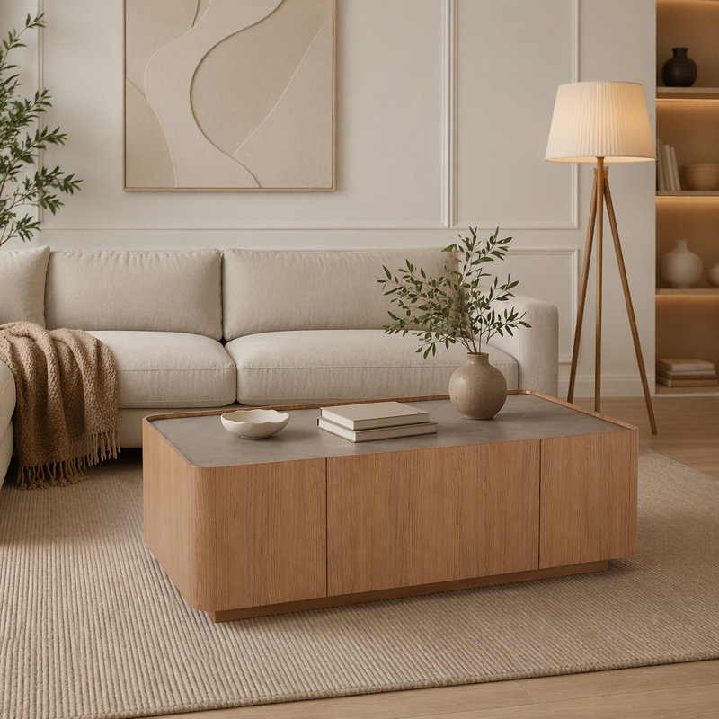 Table basse Modern, 46,8 po - Rectangulaire
