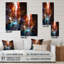 Canyon Antelope Turquoise Drips - Canyon, art mural acrylique pour le salon-101507749