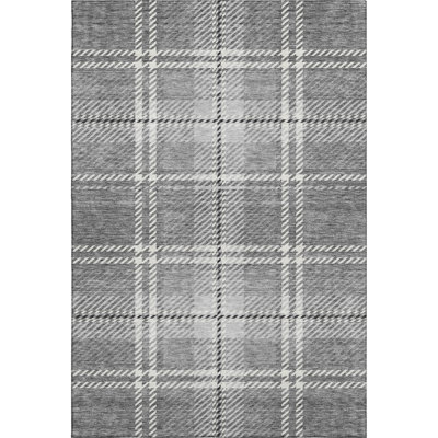 Premium Machine Washable Prisco Gray Rug
