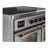 Majestic III Series 40 Inch Induction Range with 6 Induction Elements in Stainless Steel (Burnished Trim)-124828930-124828939