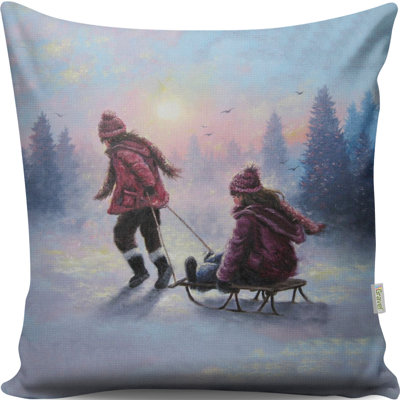 Coussin lavable de qualité supérieure, 17,0 x 17,0 pouces, 50% coton / 50% polyester, rembourrage en silicone, fermeture à glissière dissimulée | Doux, confortable et repassable | Parfait pour la décoration intérieure, le salon et la chambre à cou