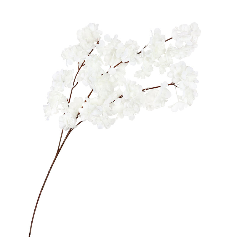 Jet de fleurs de cerisier Torrez, Blanc crème