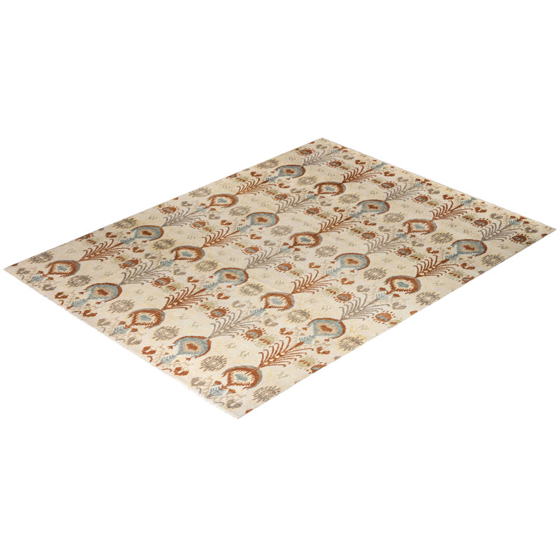 Overdyed One-of-a-Kind 9' 3" X 12' 4" Hand Knotted Area Rug