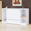 Lit escamotable avec tablettes et garde-robe Murphy
