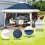 Pavillon de jardin extérieur 13 x 13 pi-111844508