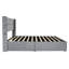 Structure de lit plateforme double avec rangement à gaz, tête de lit à oreilles moderne et ports de charge USB, gris clair-1879061012