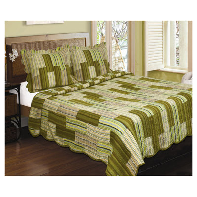 Camping Patchwork Traditional Cotton Patchwork Quilt