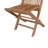 Manzie 2 - Person Wood Patio Dining Set with Round Table