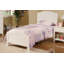 Ensemble de chambre à coucher 3 pièces avec lit simple, table de chevet et commode, ensemble de meubles de chambre à coucher de style transitionnel en bois 