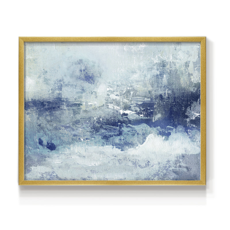 Blue Cloudscape -Framed Print - Restickable