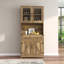 Armoire de bar avec porte-gobelet Arleatha