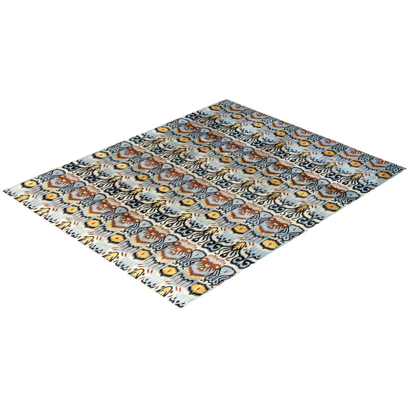 Overdyed One-of-a-Kind 8' 2" X 10' 1" Hand Knotted Area Rug