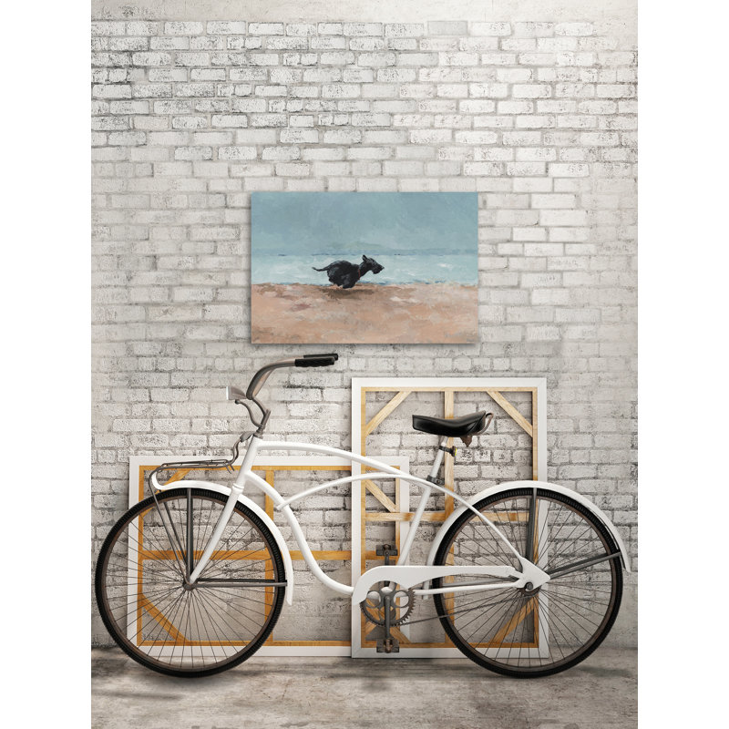 " Run Doggie Run " by Parvez Taj, 40" H x 60" W x 1.5" D