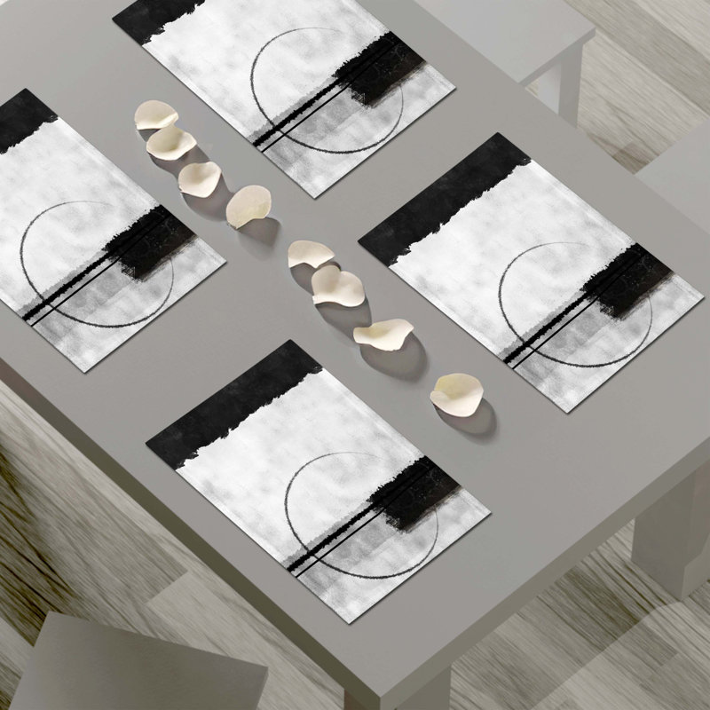 Napperon abstrait en polyester