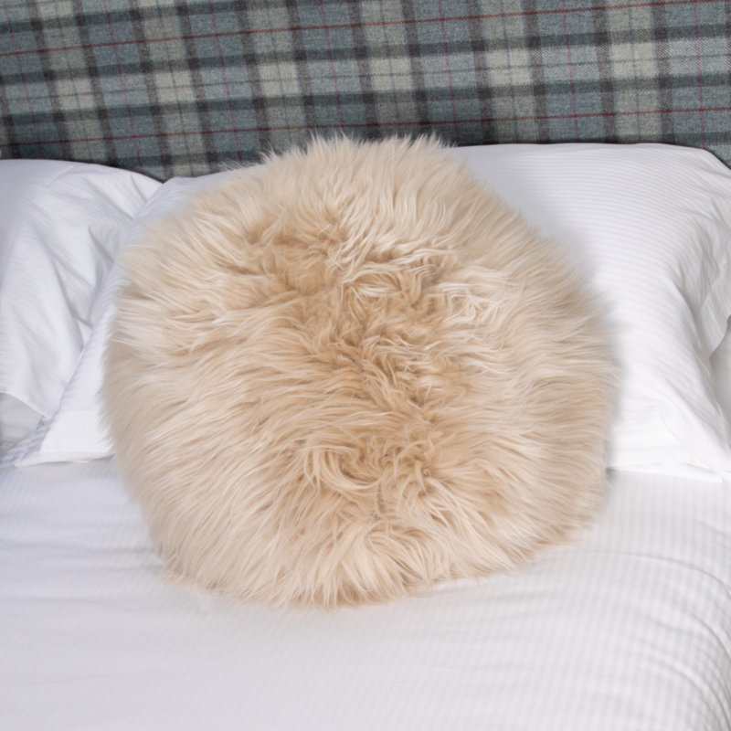 Fowkes Circular Floor Cushion Cover, Beige