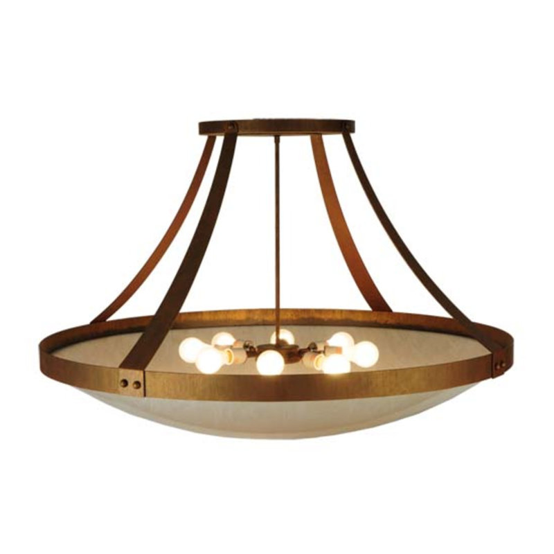 Urban 8 - Light Semi Flush Mount