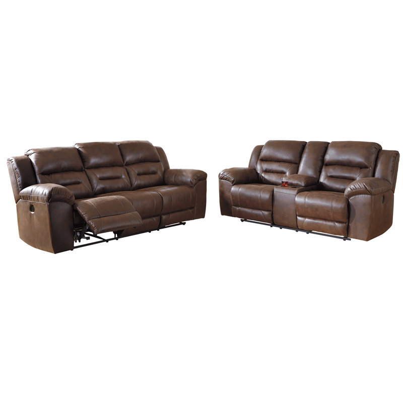 Jaydene 2 - Piece Living Room Set, Brown