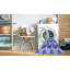 Tapis 100% à motifs lavables à la machine 2989 WSH-PAT3087-BLU-68350343