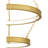 Amaryl 1 - Light Antique Brass LED Geometric Pendant