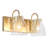 Arnitha 2-Light Dimmable Gold Vanity Light