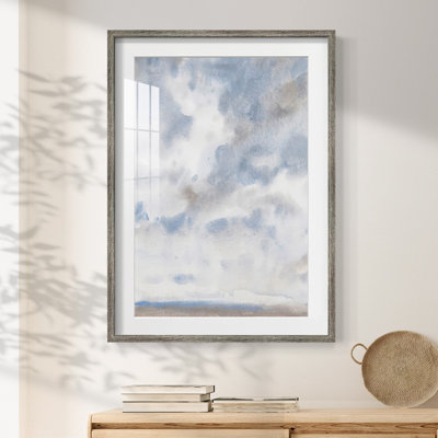 Sky Blue III  -Framed Print