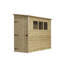Shiplap Pent Wooden Shed-122082647