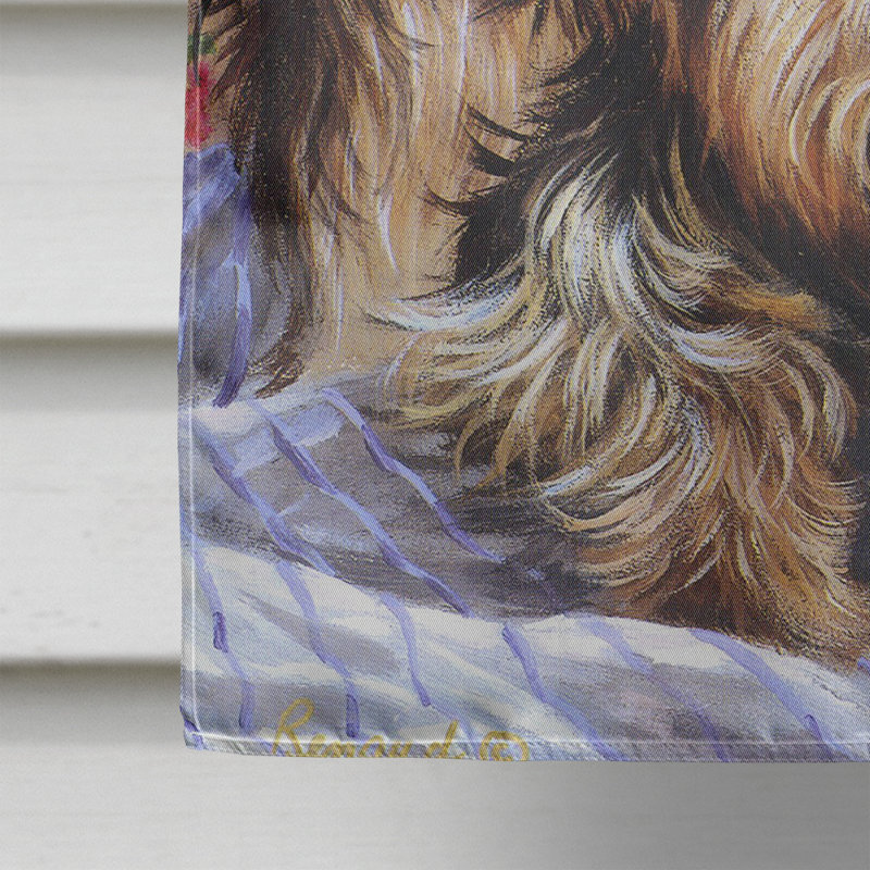 Drapeau de maison Hvidovre Sheltie Halloween en polyester à 2 faces 3 x 2 pi, Yorkshire terrier punaises de lit