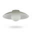 Plafonnier encastré 1 lumière Kempst - Lin mat-2038571582