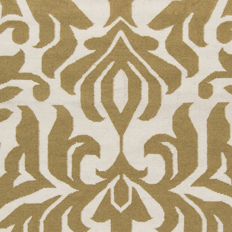 Market Place Wool Damask Indoor Rug, Runner 2'6" x 8'