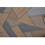Tapis brun clair / gris / bleu froid touffeté à la main Hithin-634419408