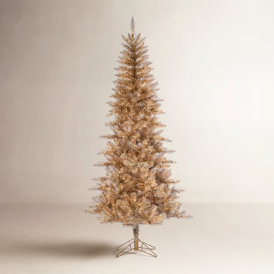 Levion Gold Pre-Lit Pine Tree