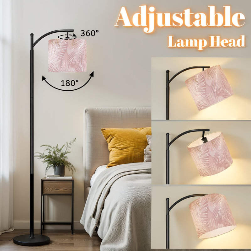 Lampe sur pied avec abat-jour réglable Arc