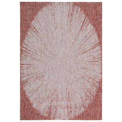 Damin Performance Abstract Indoor/Outdoor Area Rug