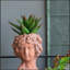 Pot à fleurs mural Visage Head