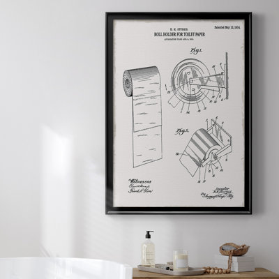 Toile de papier hygiénique de qualité supérieure brevetée III - prête à être accrochée