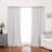 Jenifer Tulle Overlay Star Cutout Solid Room-Darkening Grommet Curtain Panels-54715884-113279326
