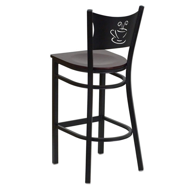 Tabouret de bar 29 po Lomonaco, Acajou