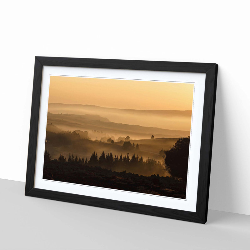 Single Picture Frame Print, Black