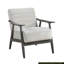 Fauteuil d'appoint décontracté de style transitionnel 1pc-1045820207