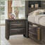 Table de chevet grise 1pc-205454575