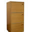 Bibliothèque / étagère en bois 35,5 "à 3 niveaux avec portes
