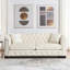 Canapé Chesterfield moderne de 77 pouces en velours