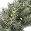 The Holiday Aisle® 24" Snowy Stonington Fir Wreath with Battery Operated LED Lights