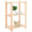 Knapp 90 cm H Solid Wood Etagere Bookcase-1852722125