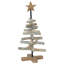vidaXL Christmas Tree with Stand Brown Solid teak wood-1853252098
