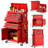 10-Drawers Rolling Tool Chest, 2 in 1 Lockable Tool Box with Drawers, High-Capacity Mechanic Tool Organizer, Adjustable Shelf & Detachable Top Cabinet for Workshop Garage-1587040624
